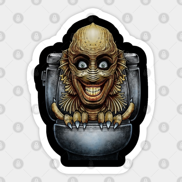 Horror toilet Monster #42 Sticker by Winya